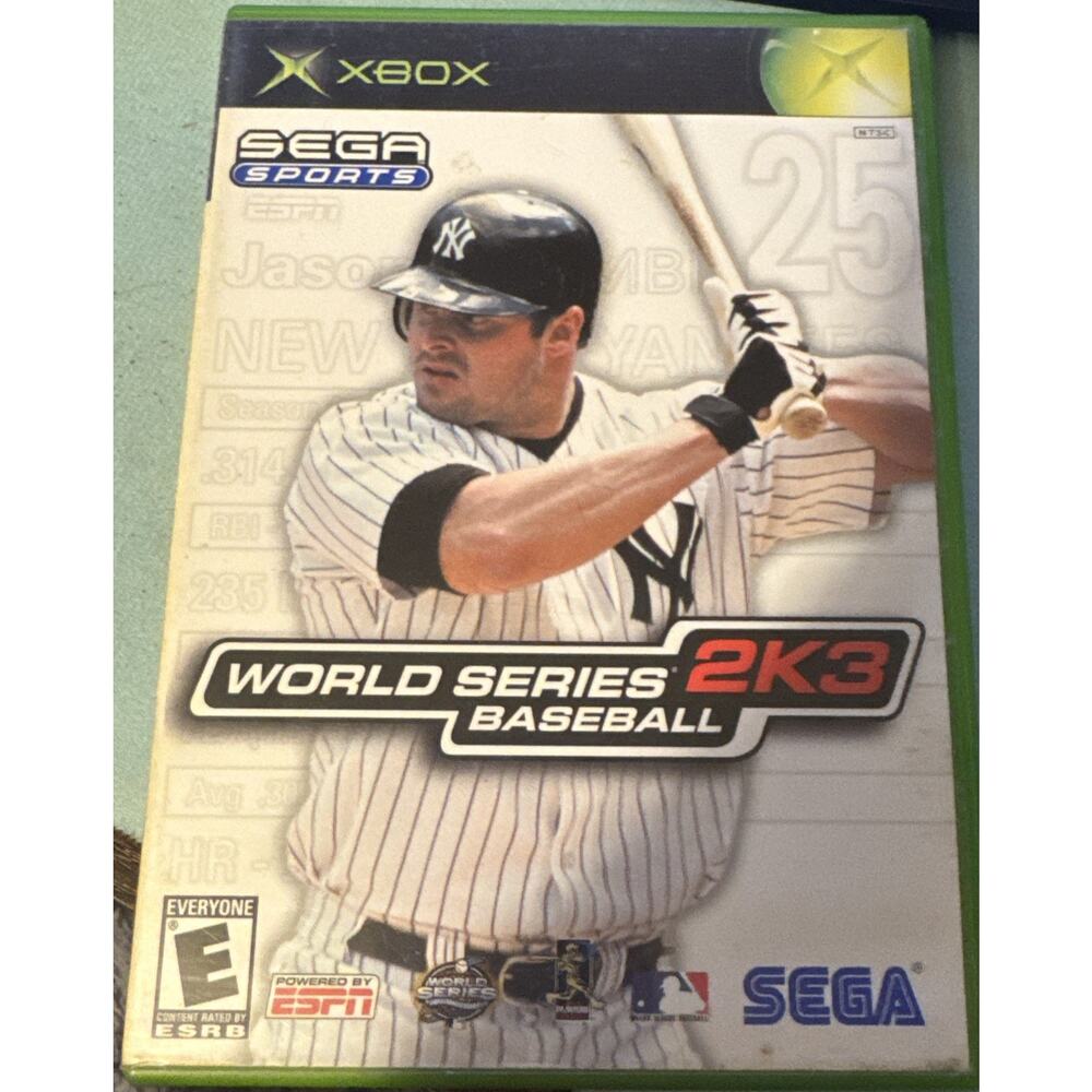 World Series Baseball (Microsoft Xbox, 2002) Complete w/ Manual - Tested Working